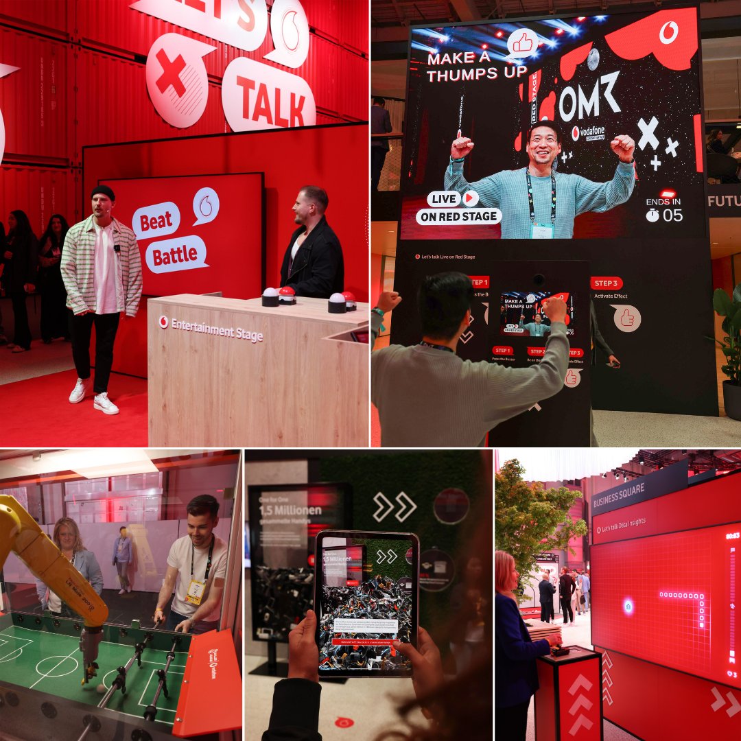 Day 2 auf der #OMR24! 🚀 Super Stimmung, Keynotes mit Top-Speakern und eine rappelvolle #Vodafone-Messewelt, in der ihr so einiges entdecken könnt. ✨ Kommt vorbei in Halle 5B! Wir freuen uns auf euch! <a href="/officially_omr/">OMR</a>