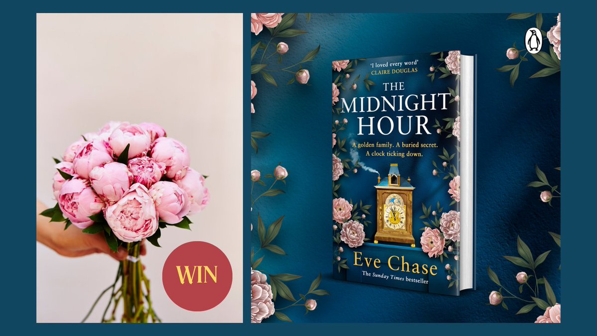 To celebrate the sunny weather and upcoming new book from @EvePollyChase we are giving you the chance to win a beautiful early copy of #TheMidnightHour with a bunch of peonies! To enter, tell us why you love Eve Chase's writing 👇 UK only. 18+. Entries close 6pm 10/05/24. Good