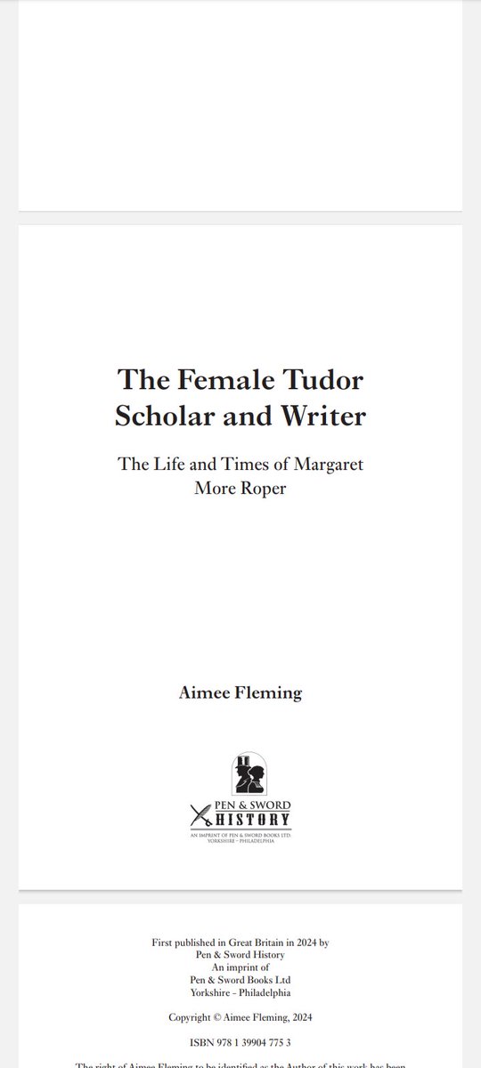 Final proofs are here to be checked! Can't quite believe that in less than 3 months this will be out in the world 😳 #newbook #MargaretMoreRoper #History #tudors
