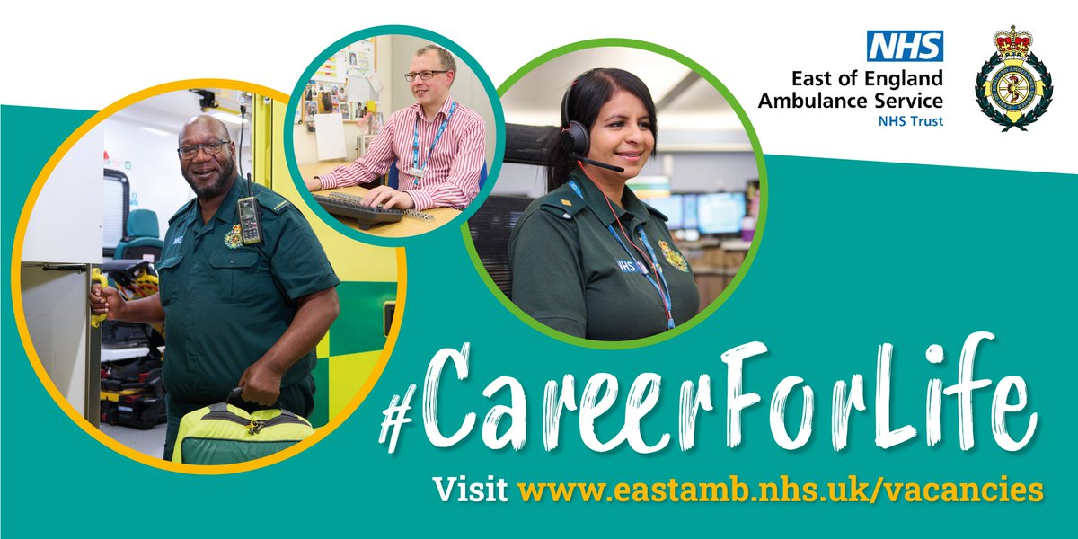 What does a #CareerForLife with the ambulance service look like? 🚑 The answer is nobody’s journey looks the same! What could your journey look like? See all our current vacancies: eastamb.nhs.uk/join-the-team/…