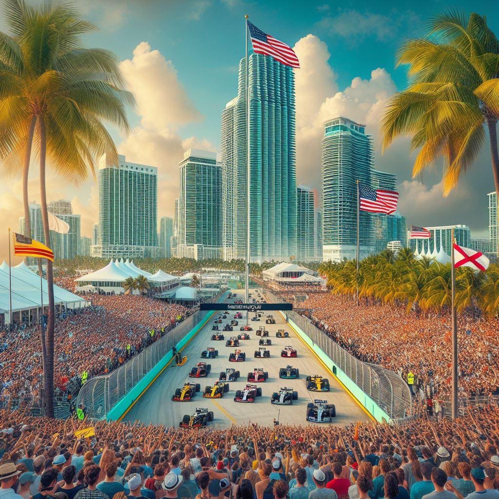 The Miami Grand Prix 2024 has now had the largest United States television audience for the F1 Sport with 3.1 MILLION fans watching on ABC

Follow @EverythngF1 for more!

#f1 #F12024 #RedBullRacing #MaxVerstappen #ChristianHorner #F1Sprint #Motorsport #lewishamilton
