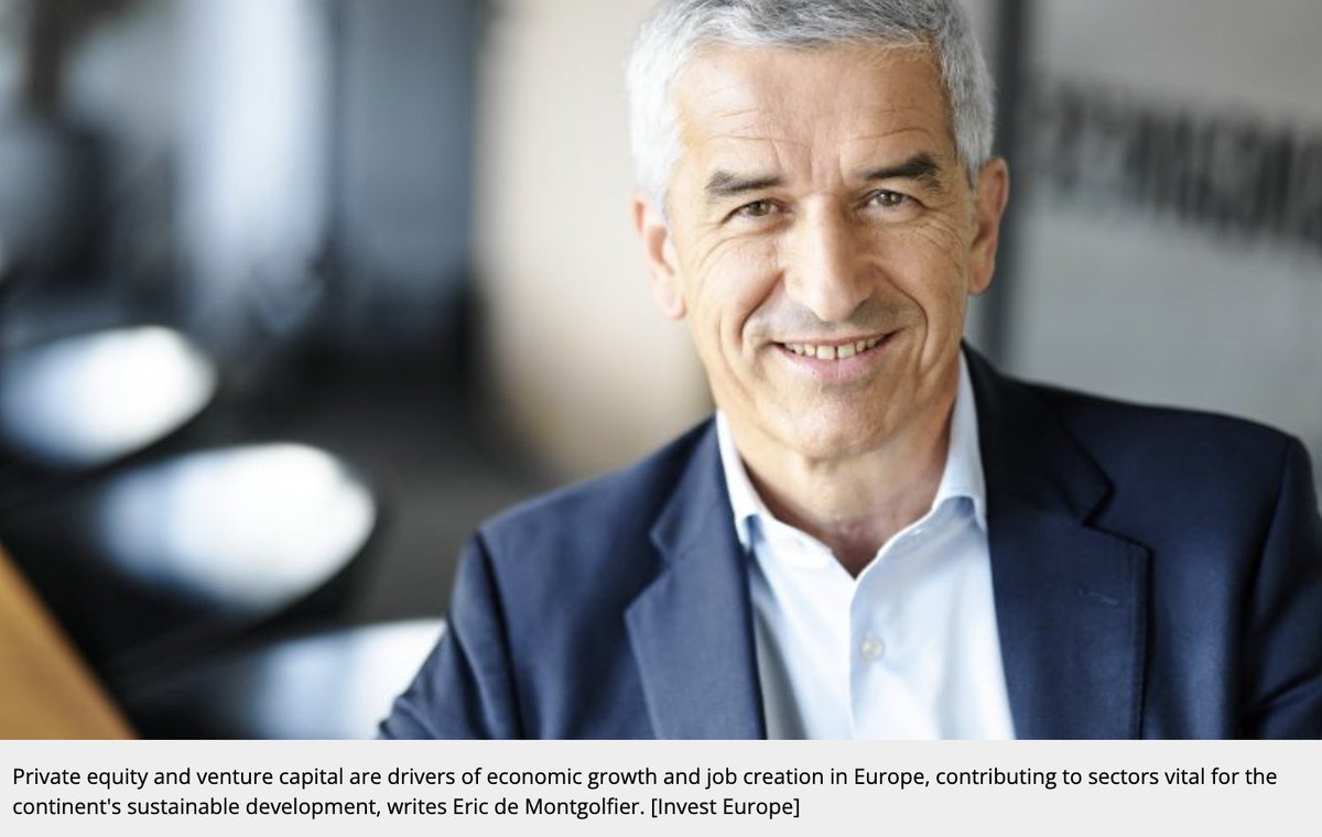 Private capital is the catalyst for growth and job creation Europe needs 📈 In @Euractiv, Invest Europe CEO at @EMontgolfier discusses our latest #PrivateEquityAtWork, which shows just how ingrained private equity and venture capital is into the fabric of Europe’s economy and…