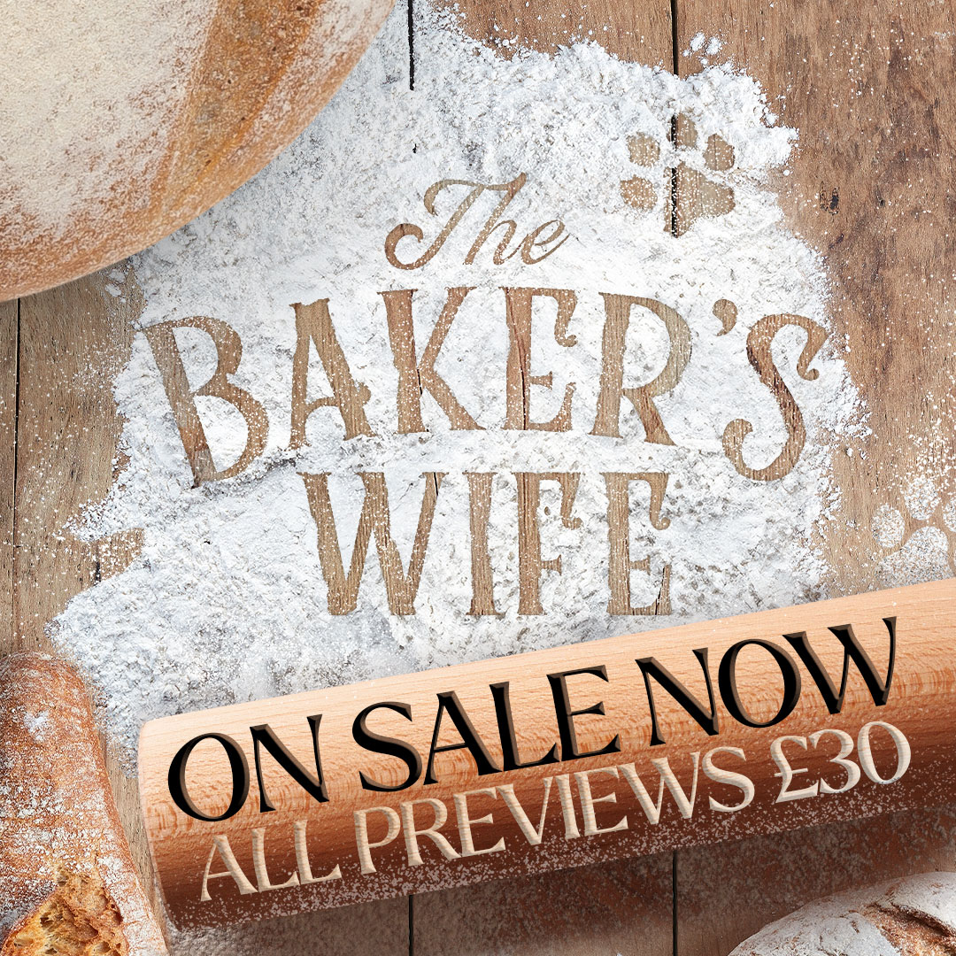 Over half of preview tickets sold in just one day for THE BAKER’S WIFE🥖 Don’t miss out - book now for Stephen Schwartz’s cult classic musical starring @luciejones1 and Clive Rowe. 📅 Sat 6 Jul - Sat 14 Sep 2024 🎟️ bit.ly/the-bakers-wife