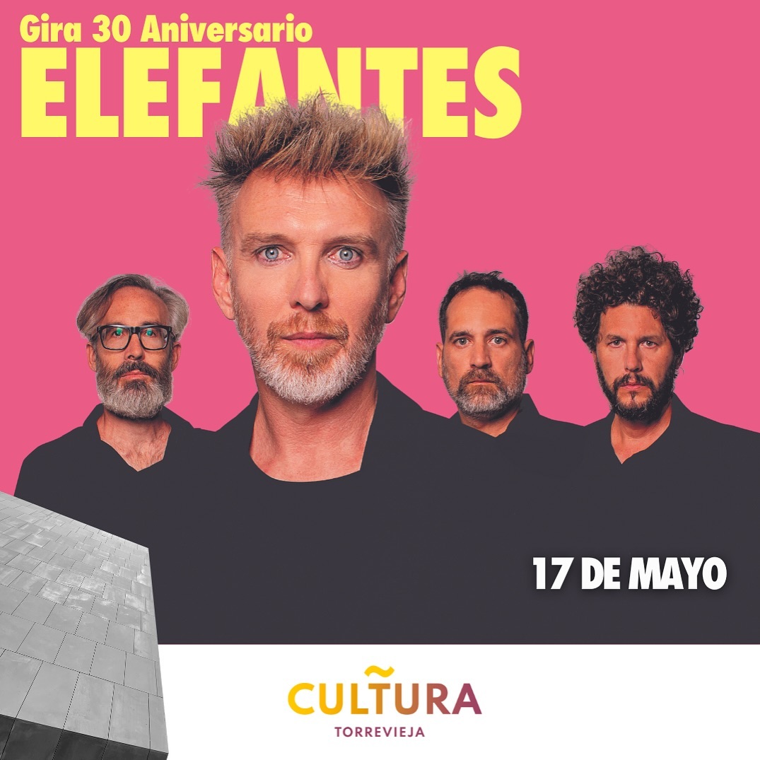 Próxima parada de @ElefantesMusic será en Torrevieja 17 de mayo 🐘🐘🐘🐘💙💙💙💙