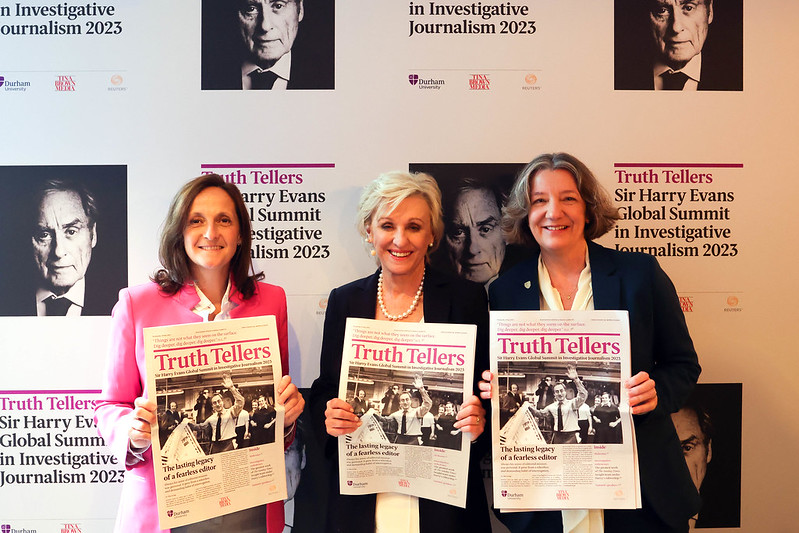 Just one week to go to Truth Tellers, the Sir Harry Evans Investigative Journalism Summit 2024! 📰Take a look at the programme: tinyurl.com/bdhzh22s 📽️Livestream here on Wednesday 15 May: tinyurl.com/5annavk6 #SirHarrySummit