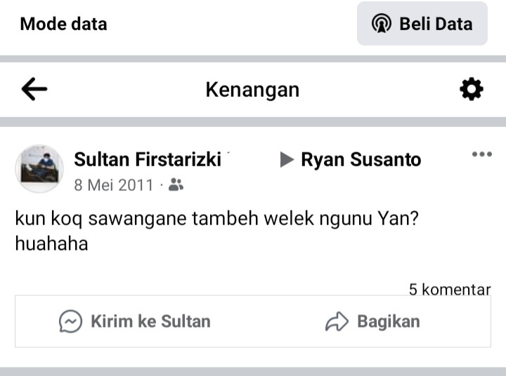 ryanssnt's tweet photo. @firstarizki karena awakmu ga ono ng efbe, ta jawab ng kene ae

"iyo saiki tambah tuek aku" https://t.co/fcnjGdM6ls