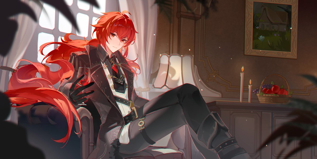 #原神 #GenshinImapact #Diluc #迪卢克
迟到了但是迪卢克生日快乐
