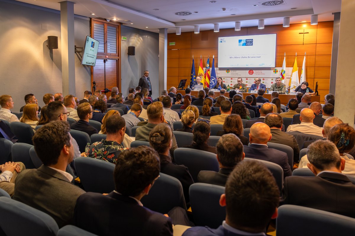 HQ NRDC_ESP hosts the 5th Edition of the @NATO Information Environment Assessment Tiger Team #NIEATT meeting in the Palacio de Colomina, supported by @uchceu in #Valencia this week. Sharing procedures & tools to highlight the importance of STRATCOM #WeAreNATO #StrongerTogether