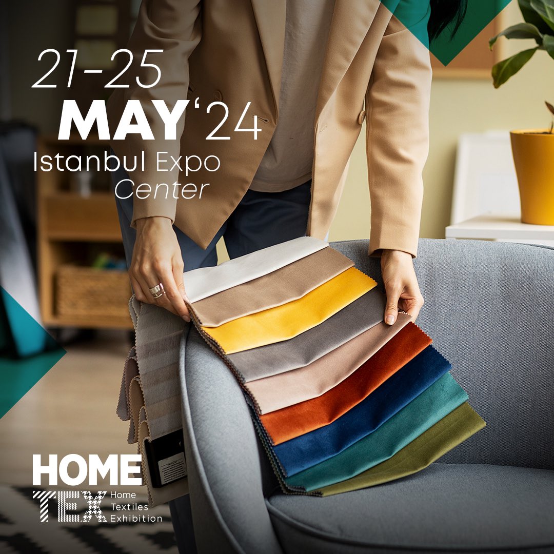 Explore the high-quality upholstery fabrics produced with the latest technology and an unlimited range of color options at HOMETEX! Online Invitation: hometex.com.tr/en/online-tick… @kfafuarcilik @tetsiad +++