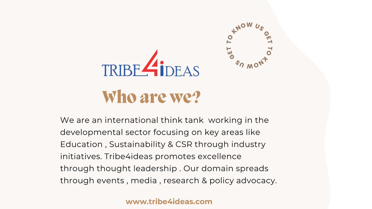 Hit up the follow button to be part of the Tribe where ideas for future take shape. #Tribe4ideas #t4i