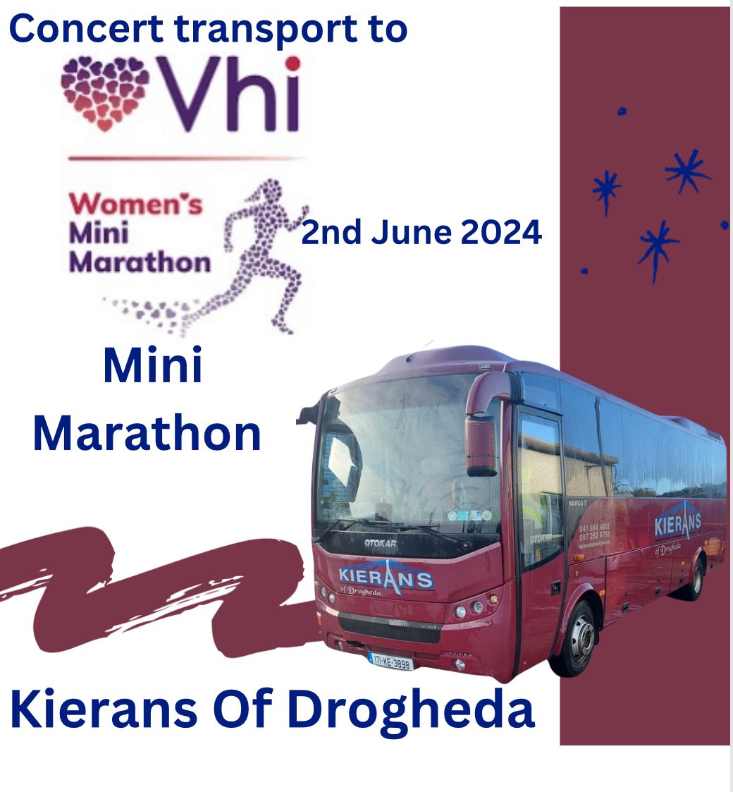 Seats now available for the mini marathon. 
🏃‍♀️ 🏃‍♀️🏃‍♀️🏃‍♀️🏃‍♀️
Book using the link below 

kieransmbh.ie/concerts--even…