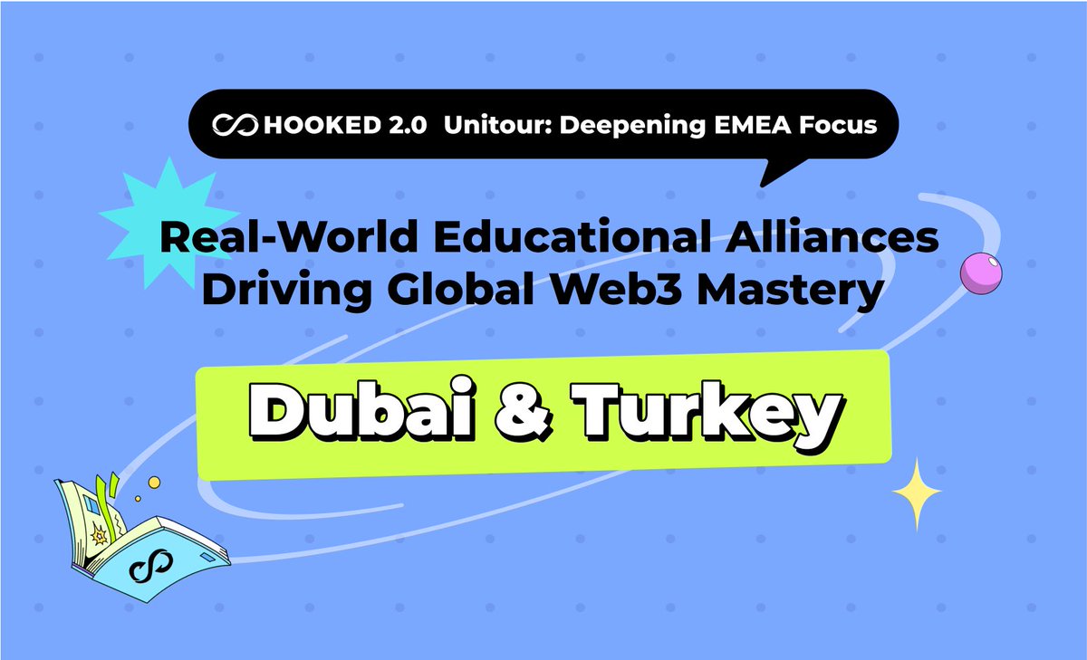 #NewEraofHOOKED #HookedUnitour 🔥 Brace for impact! Following the success in Dubai, Hooked 2.0 Unitour is now storming deeper into EMEA, starting with Turkey. 🌐 Unleashing Real-World Educational Alliances power with top universities, we'll delve into Turkey's tech prowess!