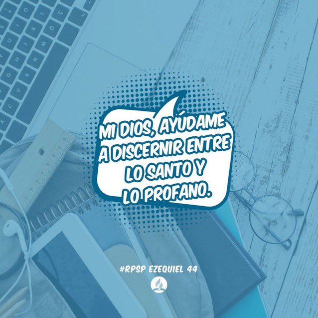 #Ezequiel44
23-Y enseñarán á mi pueblo á hacer diferencia entre lo santo y lo profano, y les enseñarán á discernir entre lo limpio y lo no limpio.

Al alejarnos de Dios nuestra visión por lo sagrado se puede nublar. 
#rpsp
#PrimeroDios
#RID