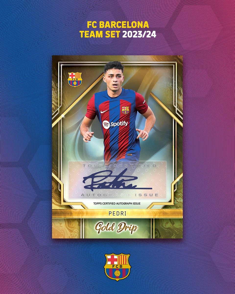 Topps_UK's tweet image. The Catalonian giants return for the 2️⃣0️⃣2️⃣3️⃣ / 2️⃣4️⃣ season with the Barcelona Team Set. OUT NOW 💙❤️

🆕 Vintage Barça
💙❤️ Blaugrana
💧 Gold Drip

1️⃣ Autograph, Relic or Autograph Relic Per Box 🤩

🔗 uk.topps.com/products/topps…

#Topps #FCB #TeamSet #Barcelona #Barça #TheHobby
