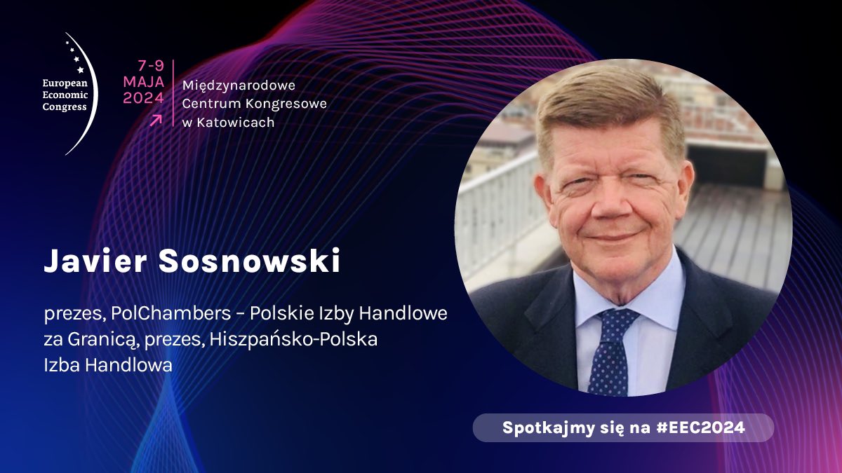 Hoy en Katowice, en el XVI @EECKatowice European Economic Congress Katowice, además de tres días intensos llenos de conversaciones, encuentros, intercambio de experiencias y establecimiento de nuevas relaciones, participaré en el panel 'Hablando de Europa' #EECTalks #EEC2024