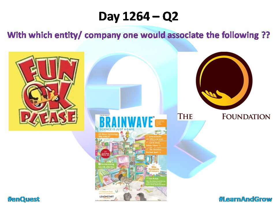 Day 1264 - Q2 #enQuest #LearnAndGrow