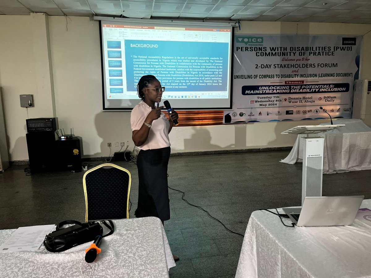 Day 2 of the Voice Persons With Disabilities (PWD) Community of Practice 2-Day stakeholders forum is currently underway, focusing on the theme ' Unlocking the Potentials: Mainstreaming Disability Inclusion.

#VoicePWDCoP
#CommunityOfPractice
#LinkingAndLearning
