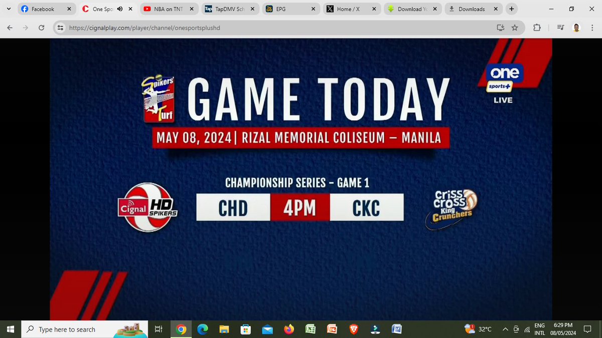 NW #SpikersTurf 2024 Open Conference Finals: Cignal vs Criss Cross - Game 1 (LIVE)
@spikersturf_ph @CignalTV @OneSportsPh <ONE SPORTS+>

Also available on @CignalPlay & Royal Cable Laguna ch. 307. 
#SpikersTurf2024 
#WherePowerMeetsPassion