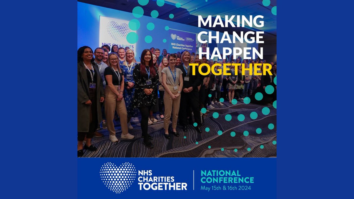 Next week some of the team are excited to be coming together with other NHS charities for this year’s #NHSCharitiesConference to learn from each other & get inspired by the transformative power of NHS charities. #raisingfunds #improvinghealth #enhancinglives