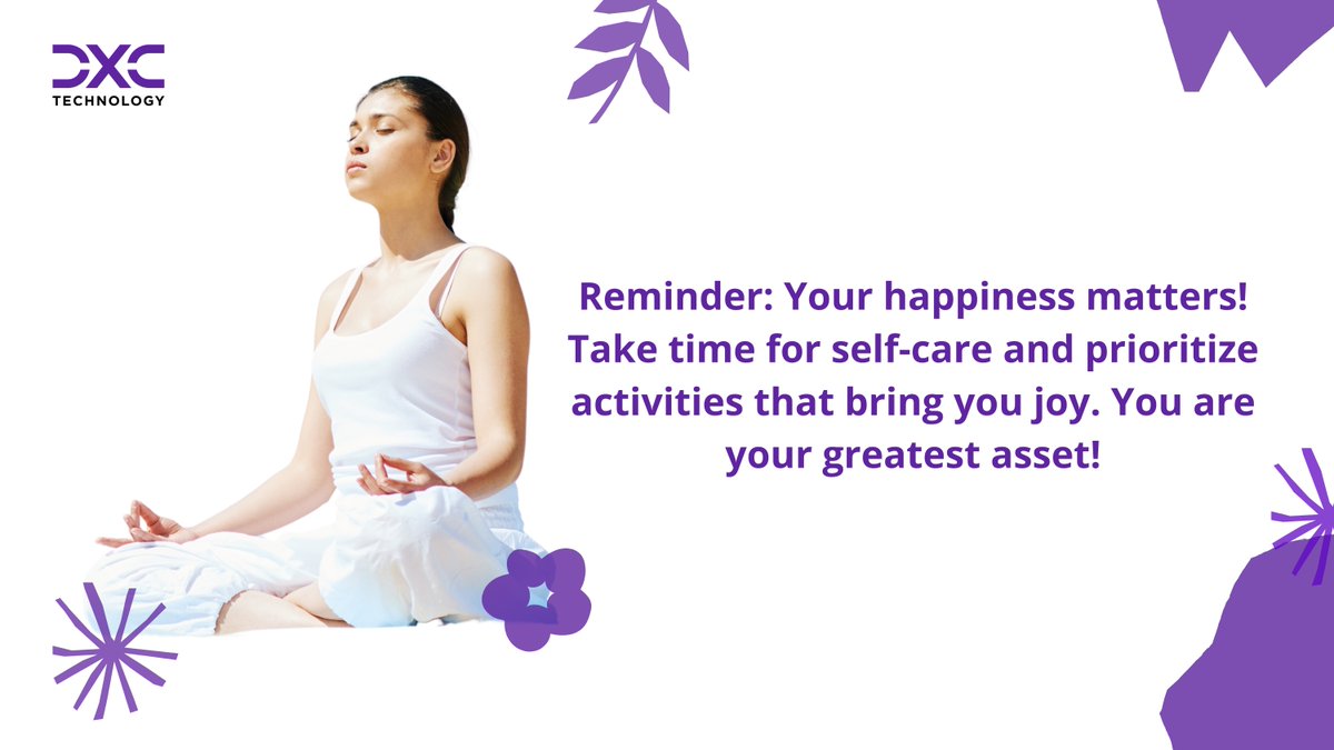 As we step into a brand new month, let's pause and reflect: Have you been prioritizing your happiness lately? Remember, #selfcare is key to your #wellbeing. Take a moment today to engage in activities that bring you joy and revitalize your spirit. You deserve it!