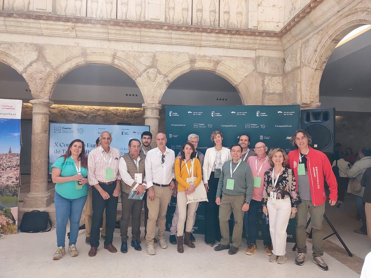 Delegación Extremeña en #Coetur en Belmonte, X Congreso Europeo de Turismo Rural en Belmonte de @escapadarural