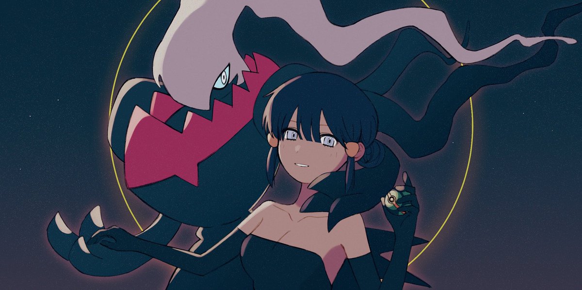 ……しんげつじまに　ようこそ

#ダークライ #pokemonfanart #ポケモンイラスト