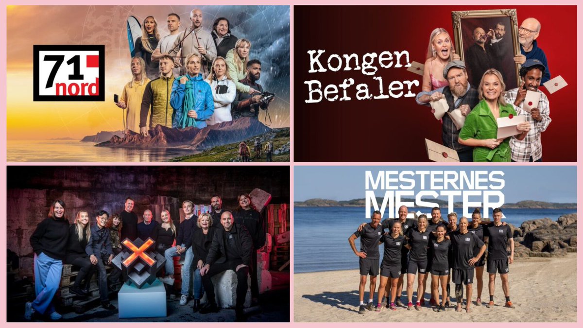 Congratulations to #NordiskBanijay and #MastiffNorway for their #GullrutenAwards wins for Eternal Glory (Mesternes Mester), Taskmaster (Kongen Befaler), Bloody Game (Spillet) & Linnéa Myhre and Emil Gukild from 71 Degrees Nord! 🥳 #WeAreBanijay
