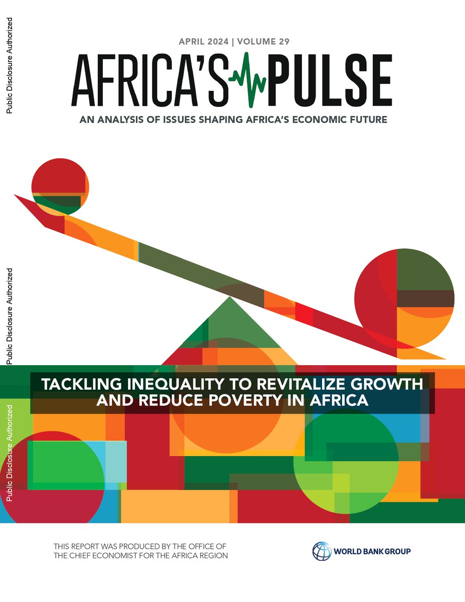 In case you haven’t seen it, <a href="/WorldBank/">World Bank</a> recently released the latest edition of its Africa Pulse, with insightful analysis of issues shaping Africa's economic future 
 
Here are some key insights from the review: bit.ly/4dpreKt 
#SustainableGrowth #AfricaDevelopment
