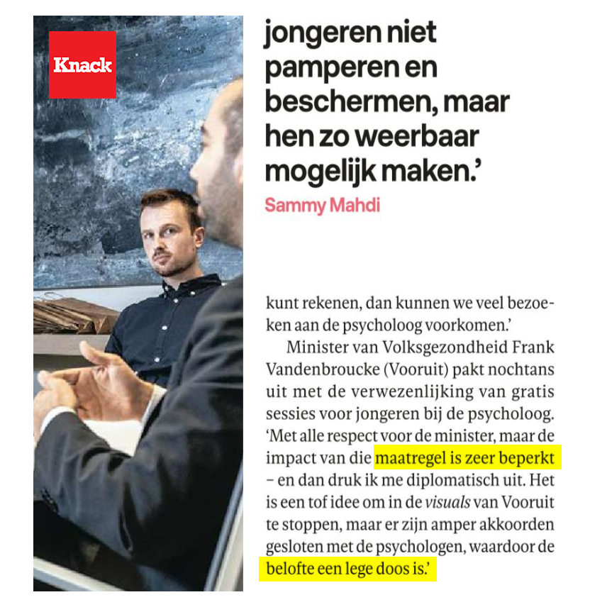 Volgens <a href="/SammyMahdi/">Sammy Mahdi</a> zijn 315.000 mensen, waaronder 110.000 kinderen en jongeren die geholpen worden een lege doos.

Hij zou beter iets doen aan de lege (brood)dozen van Hilde.

65.000 kinderen zitten met honger in de klas, maar dat is blijkbaar geen probleem voor de <a href="/cdenv/">cd&v</a>.