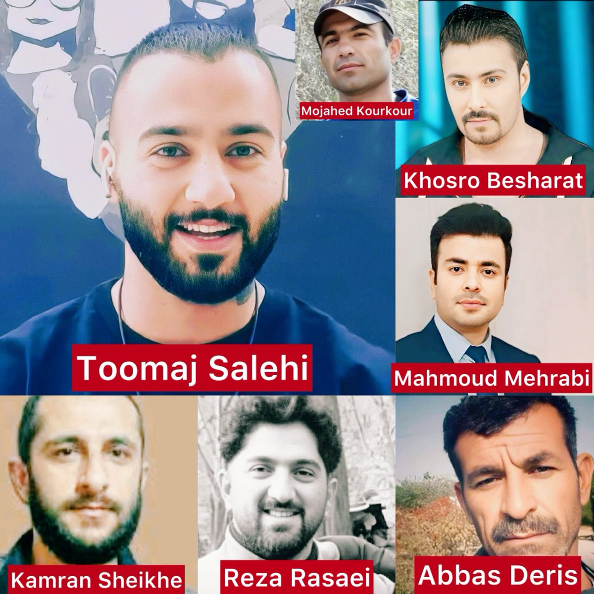 ‼️They've received DEATH PENALTY from islamic regime in iran and in a death row for EXECUTION ‼️

Be their voice !
#StopExecustionsInIran 
#نه_به_اعدام 
#FreeToomaj #ToomajSalehi #توماج_صالحى