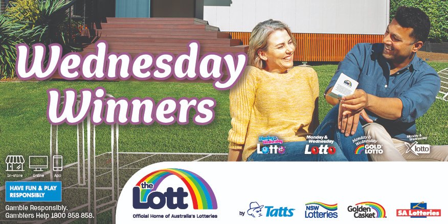 There   were 2 Division 1 winning entries in tonight's #MWLotto draw 4389.   Results:   thelott.com/results   #gambleresponsibly Gamblers Help 1800 858 858