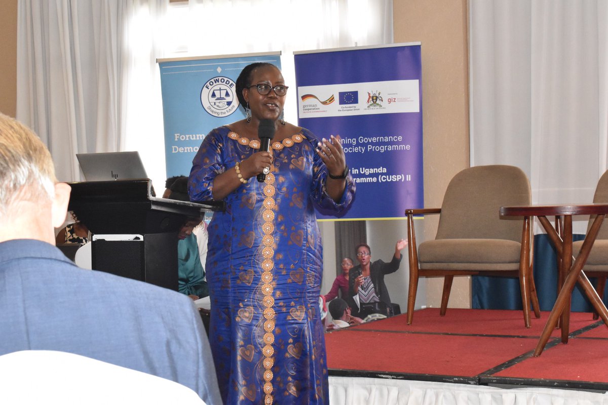 Professor @Josephineahiki1 ,the Principal of the College of Humanities and Social Sciences,Makerere, emphasized that gender equality is a governance issue. Stating that we must recognize that inadequate governance exacerbates gender disparities, and this phenomenon transcends all