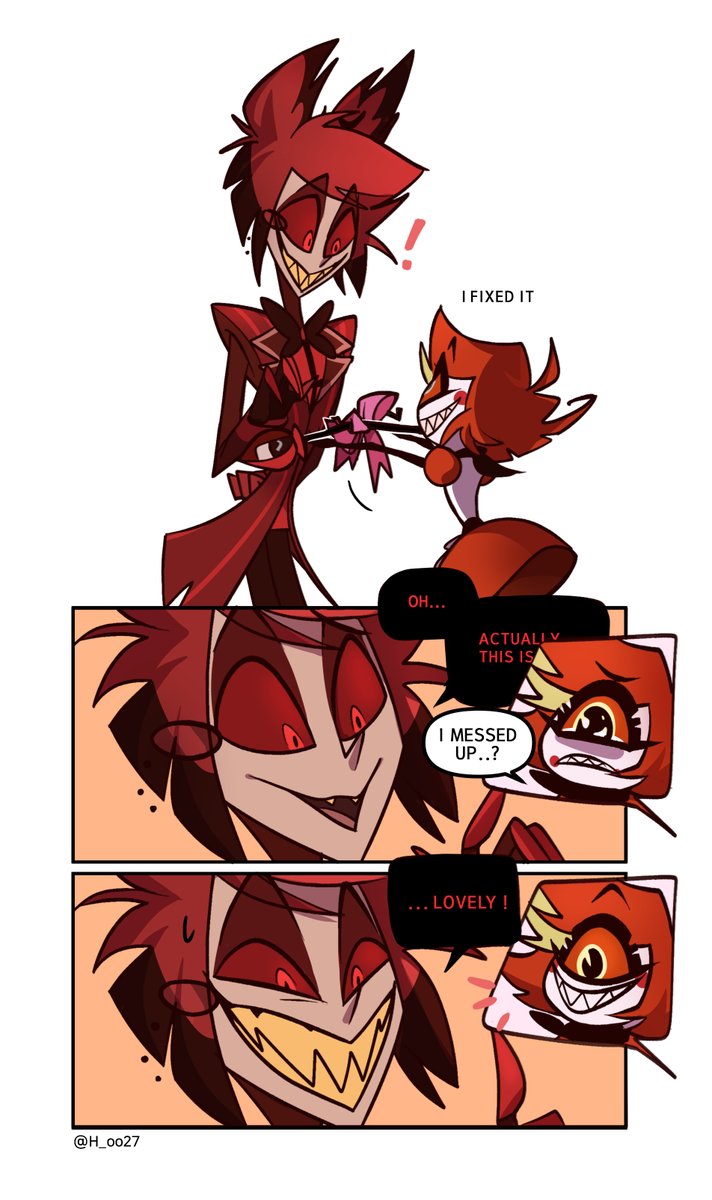 H_oo27's tweet image. #HazbinHotel
