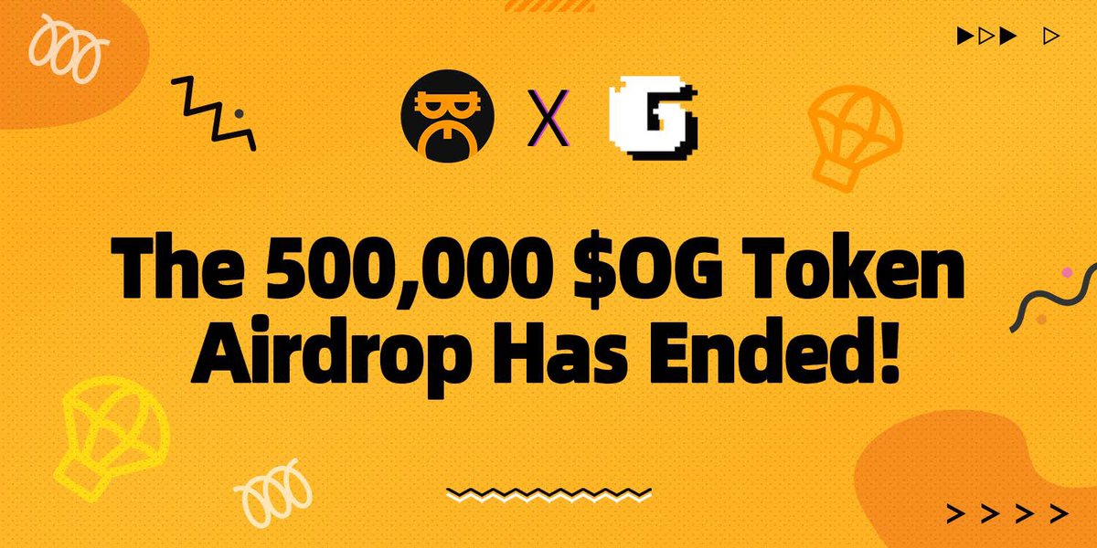 📢 The $OG Airdrop by @glyph_exchange is now closed! 🧡 Congratulations to everyone who participated. Stay tuned, for the next steps on how to claim your #Airdrop.