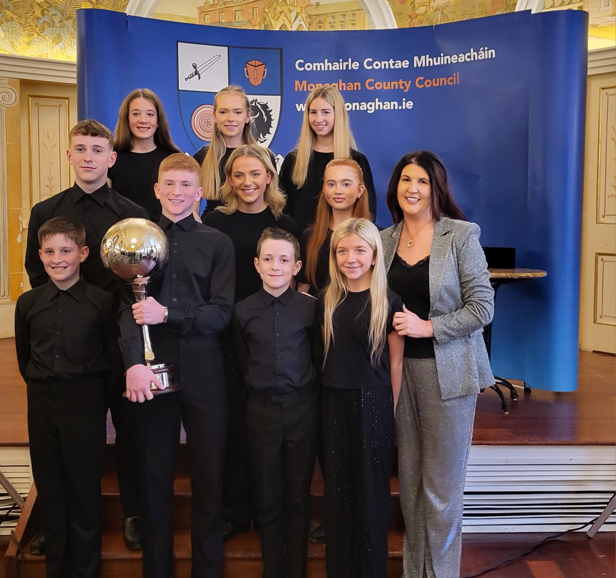 The Members of #Monaghancountycouncil were delighted to host a Civic Reception on Tuesday 7th May, in honour of Patrick Ó Corrigáin in recognition of his remarkable achievement in winning a World Champion Irish Dancing Title. Well done Patrick - Monaghan is very proud of you!