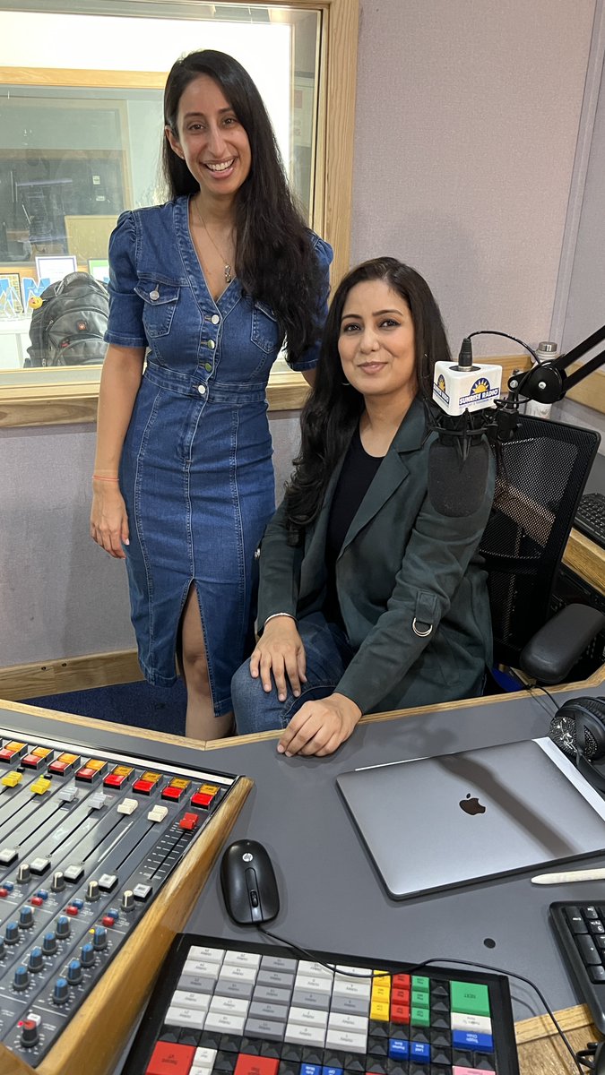 So lovely to have had the most calmest & most soulful person @HarshdeepKaur on the show yesterday! Really looking forward to your London concert on July 12th! @sumeetstep2step