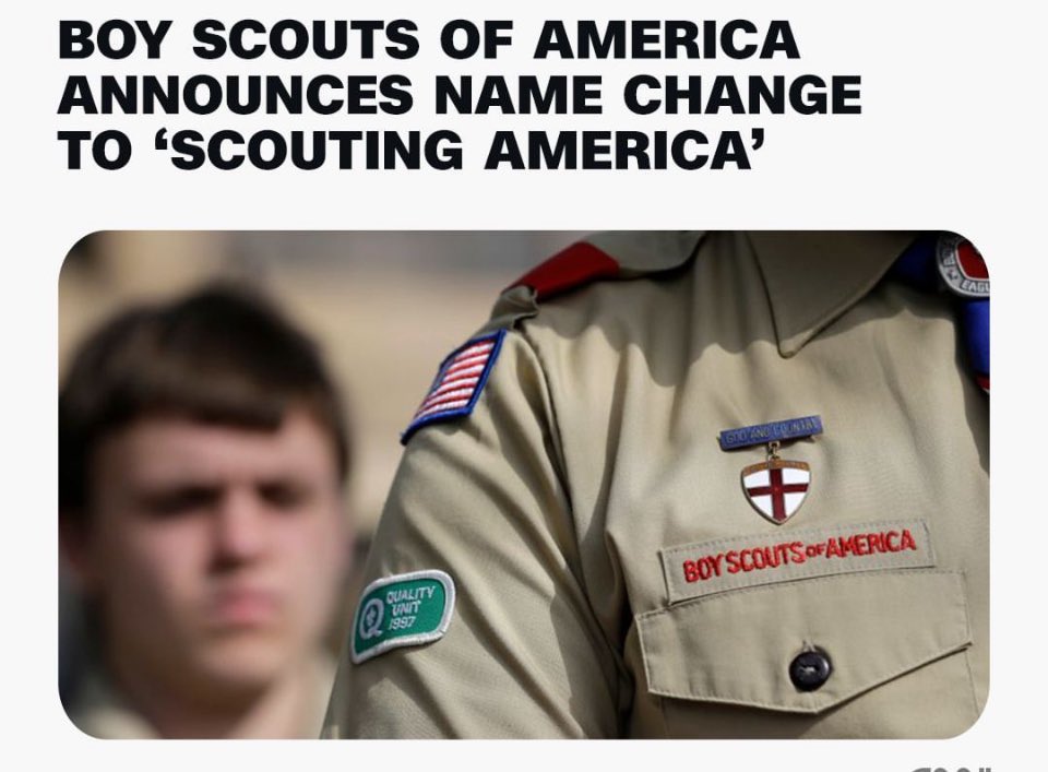 Stop beating around the bush with the name changes, just call it what the scouts have become, GROOMERS of AMERICA #BoyScouts amp.cnn.com/cnn/2024/05/07…