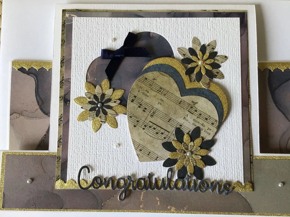 With a choice of finishes, a unique keepsake 
Musician Wedding Day Celebration Card, Anniversary, Engagement Gift, Vintage Hearts etsy.me/4dv1pZg 

#elevenseshour #etsyshop #shopsmalluk #OOAK #TheCraftersUK #mhhsbd