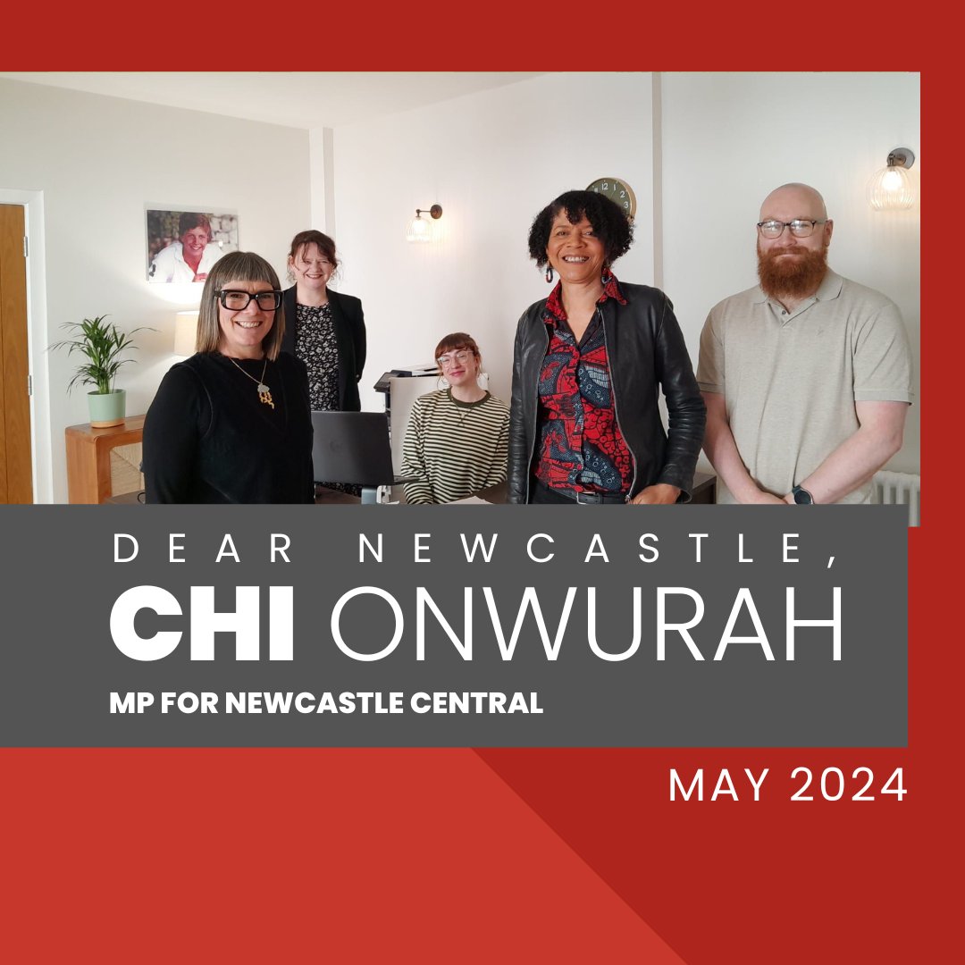 My latest #DearNewcastle #Constituency Report is now up, check out what I've been up to & who I've been meeting as your MP - in #Newcastle, @UKParliament & online! #OpenMP Read here👉🏾

chionwurahmp.com/2024/05/dear-n…