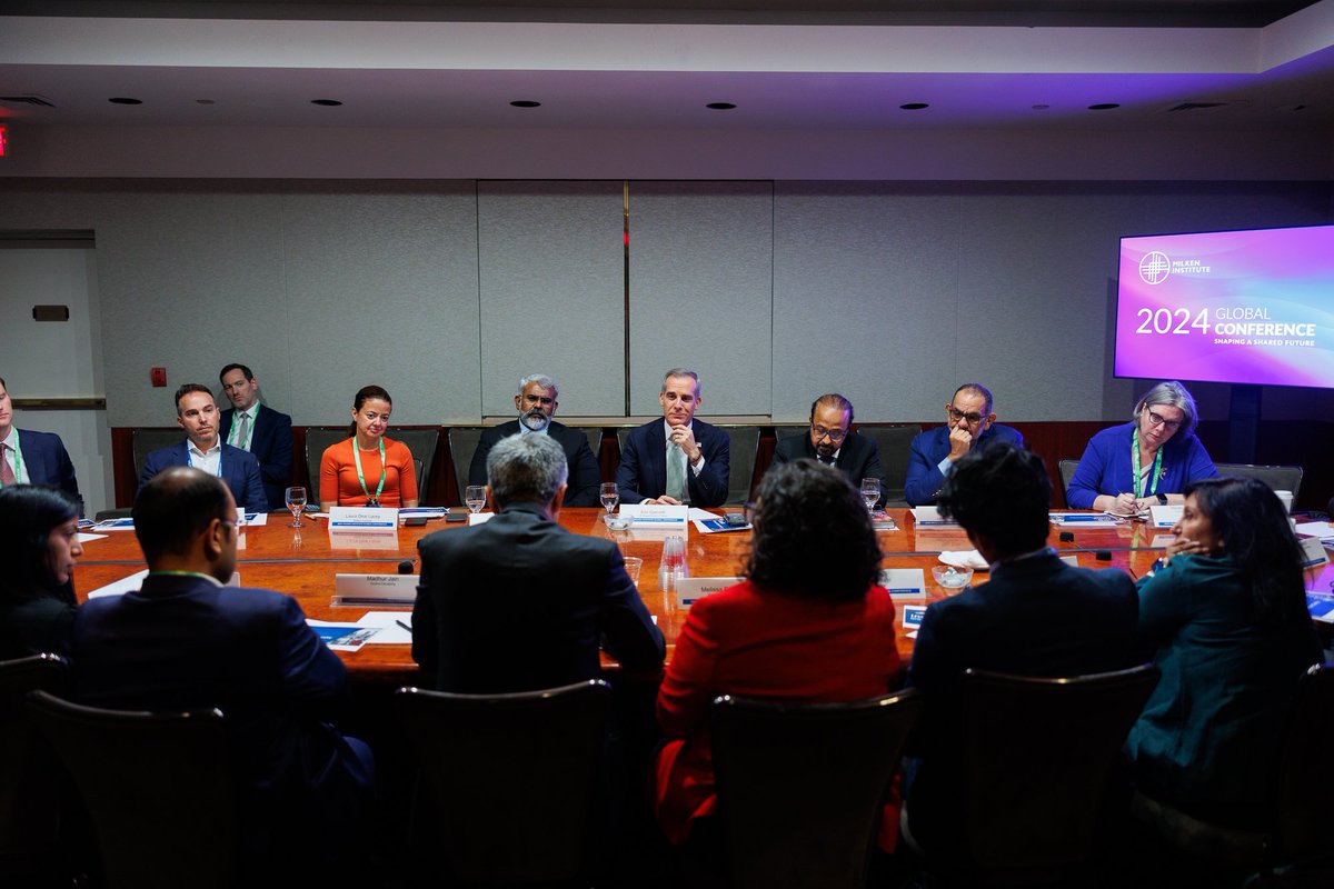 Joined the @MilkenInstitute panel delving into India's dynamic economic landscape. Amidst remarkable growth and unique challenges, we're uncovering opportunities for business leaders and investors in today's global economy. Great to see Indian business leaders on this panel in…