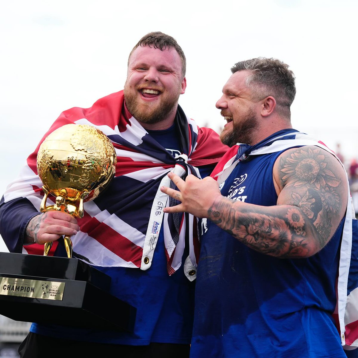Tom Stoltman Claims Third World's Strongest Man Title 💪🏆 In the realm of strength and might, one name continues to come up: Tom Stoltman. The towering Scotsman recently clinched his third World's Strongest Man title! Read More 👉zurl.co/AzwT