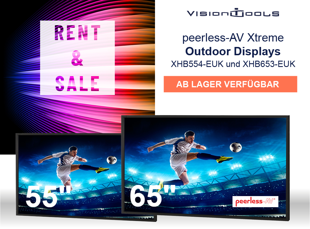 visiontools (@visiontools) on Twitter photo Ab Lager verfügbar - Die Xtreme High Bright Outdoor Displays.
Sie verfügen über ein vollständig abgedichtetes, IP66-zertifiziertes Design und ein patentiertes thermisches Abluftsystem.
Hier könnt ihr die Geräte nicht nur zur EM mieten:
vt-rental@visiontools.de. Ab Lager verfügbar - Die Xtreme High Bright Outdoor Displays.
Sie verfügen über ein vollständig abgedichtetes, IP66-zertifiziertes Design und ein patentiertes thermisches Abluftsystem.
Hier könnt ihr die Geräte nicht nur zur EM mieten:
vt-rental@visiontools.de.