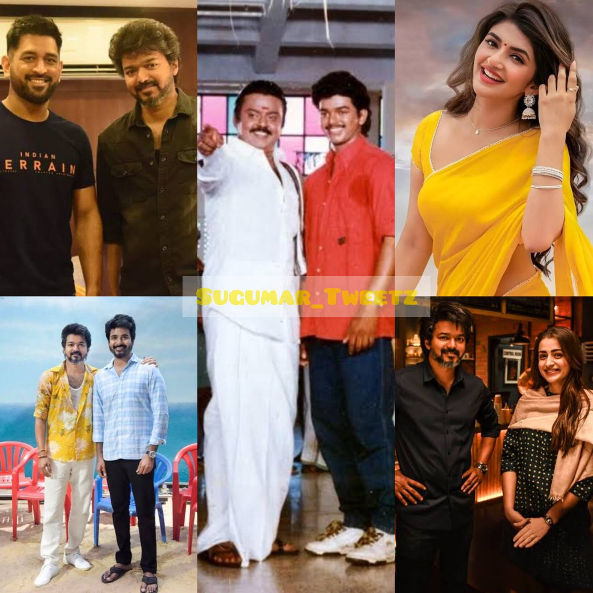 #TheGreatestOfAllTime What if everything becomes true? 💥 Title ku etha mari Casting😀 Venkat Prabhu Sambavam Panirukaru 💯😎 #ThalapathyVijay | #Sreeleela #Sivakarthikeyan | #Trisha #Vijaykanth | #MSDhoni