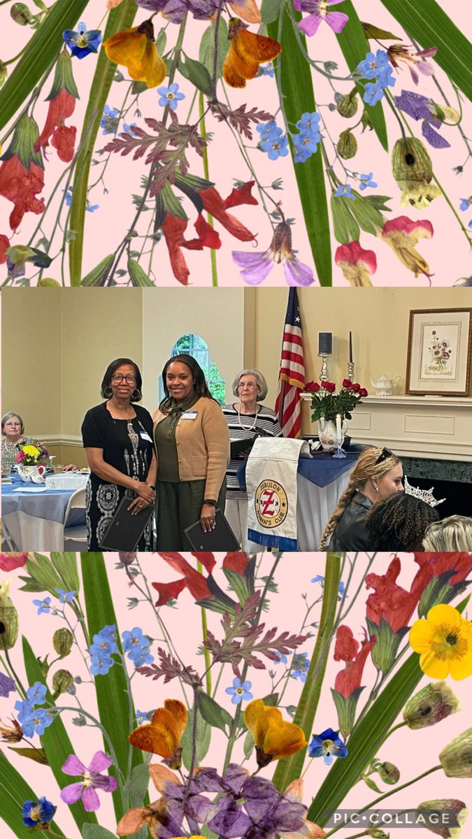 Thankful for our community partners/leaders The Zebulon Women’s Club for recognizing all local TOY and Instructional Assistants of the Year.