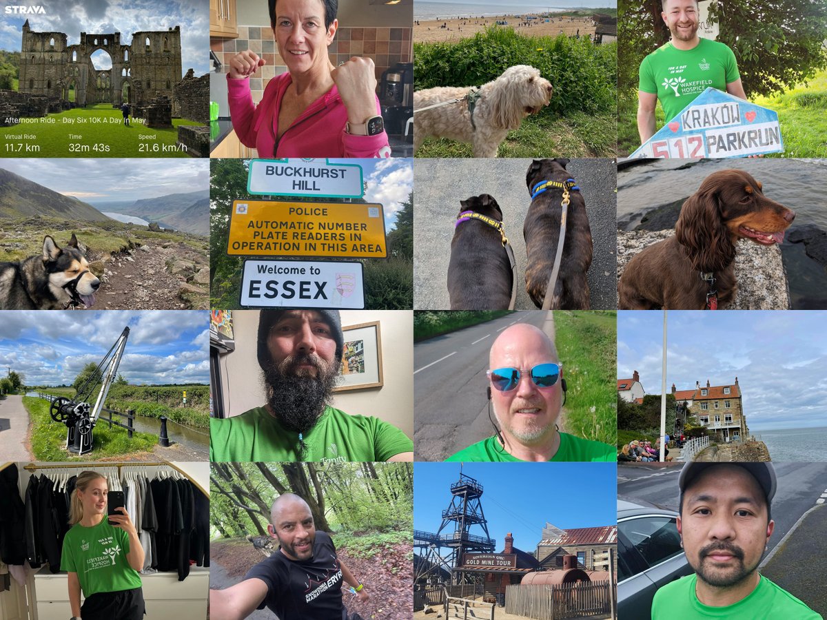WEEK ONE - SMASHED IT 👏💚 A big well done to all of our amazing 10K a Day in May fundraisers who have made it through week one of the challenge! Whether completing 10,000 steps a day or 10km a day, your support and the funds you raise make a big difference to local hospice