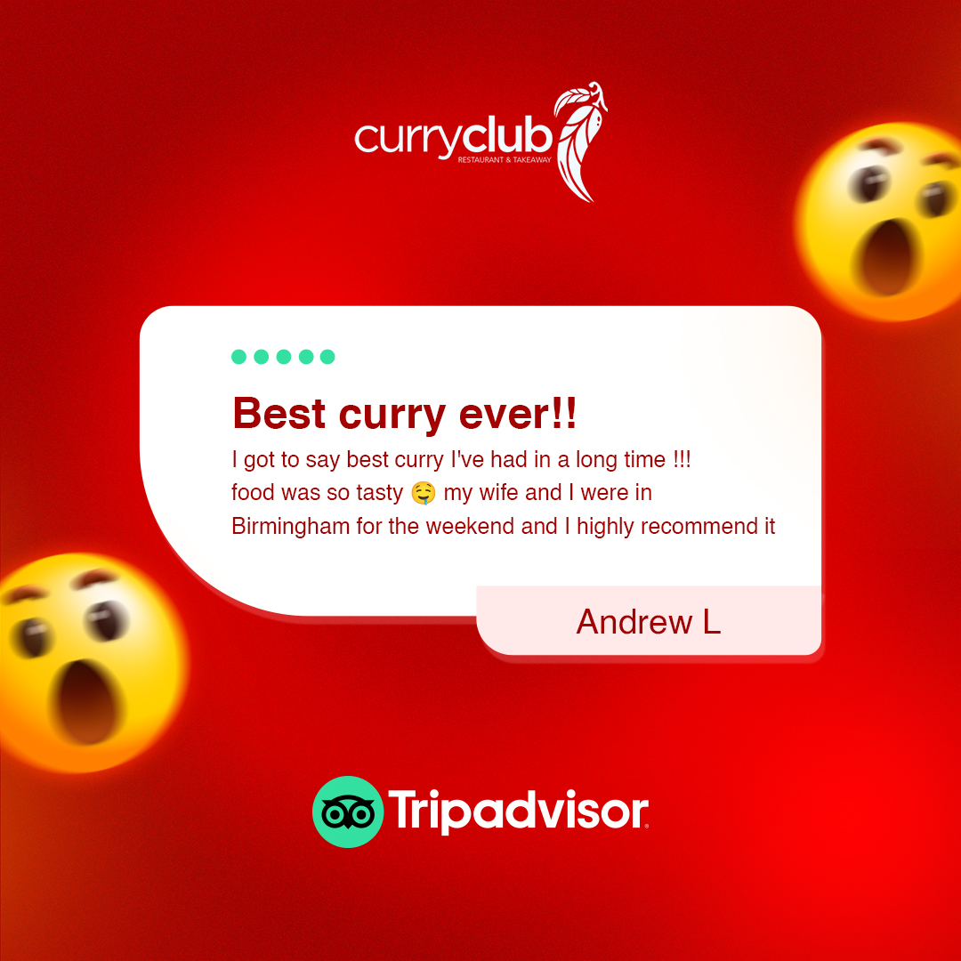 Weekend in Birmingham made spicier with our curry! 🔥🍛
-
📞 0121 238 8475
📧 curryclubb36@gmail.com
🌐 curryclubonline.co.uk
-
-
-
#foodreview #restaurantrating #CurryClub #indianfood #SetMeal #CurryHouseCastleBromwich  #CastleBromwichDining #IndianTakeaway #indianrestaurant