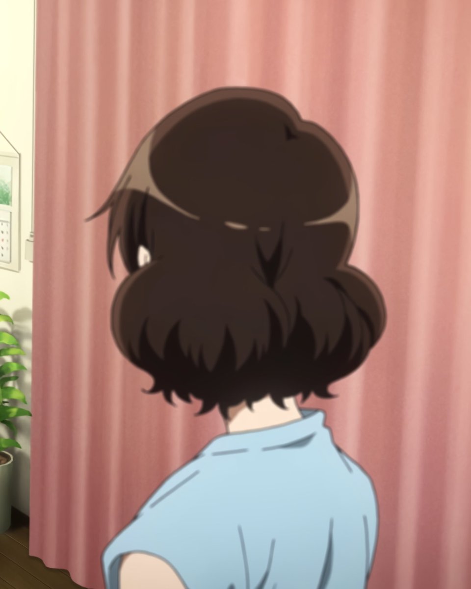 黄前母娘の見事なタコ髪遺伝🐙
#anime_eupho
#ユーフォ3期