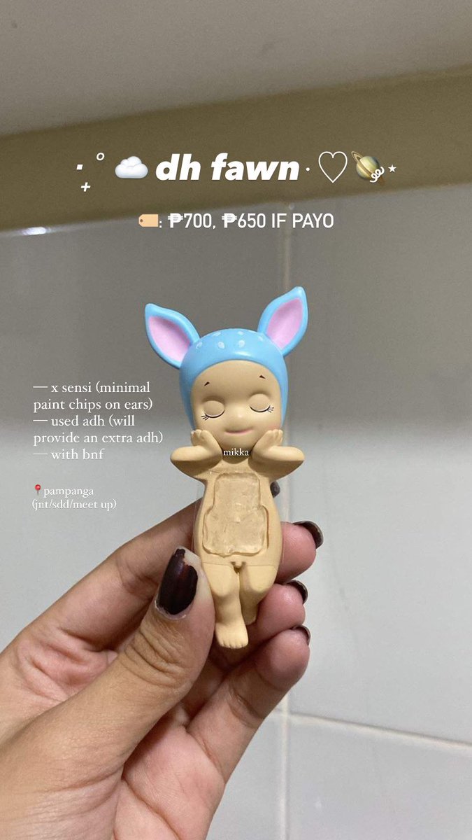 str4wbebiez's tweet photo. ‧₊˚ ☁️ wts lfb ufs ⋅♡🪐༘⋆

🏷️ PHP 700 each, 650 if payo !

— dh fawn [x sensi, w bnf]
— lion hipper [mint condi, w bnf]

dm for condi pics ><

📍pampanga
(jnt/sdd/meet up) https://t.co/L9DVJ0K8h4