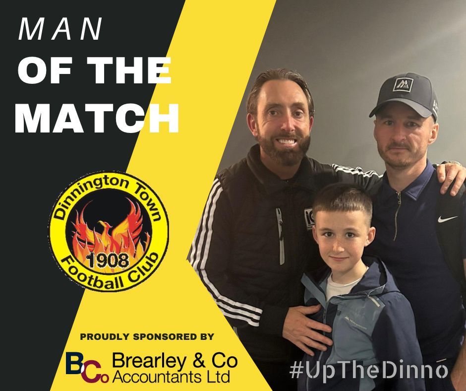 First Team Man of the Match - scoring four goals, in a 5-0 win at Rossington, to bring up 50 for the season in just 26 appearances - Jordan Turner