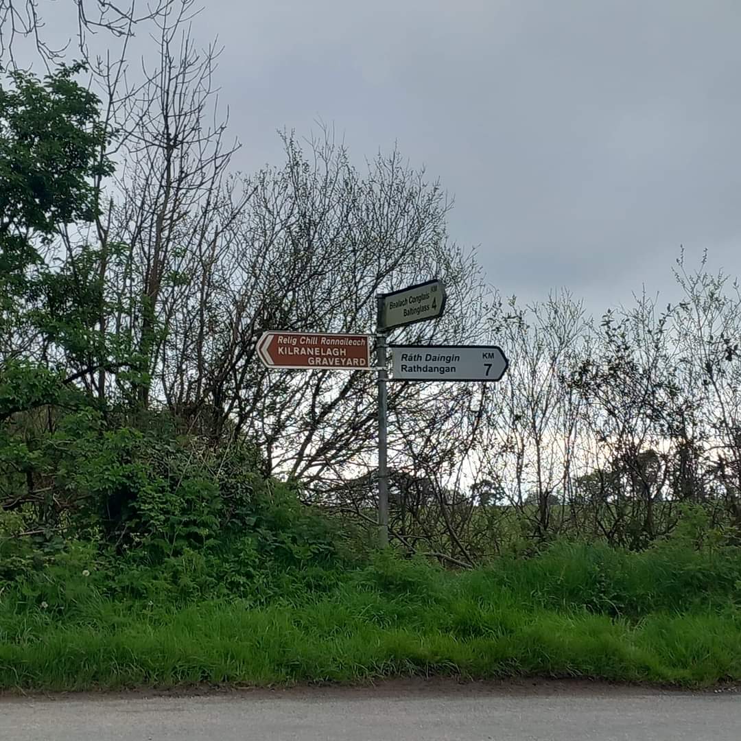 Directional signposts at a T-junction in #Talbotstown in #CountyWicklow